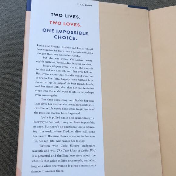 The Two Lives Of Lydia Bird Hardcover Novel Book By Josie Silver BOTM - Picture 2 of 4